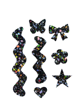 HOLLYWOOD MINISTAYS SPARKLES - BLACK