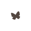 Small butterfly icon on a white background